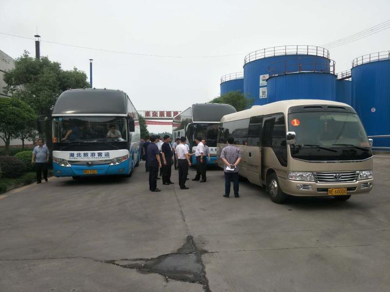 热烈欢迎湖北当阳市委市政府考察团来辰旺生产基地进行考察