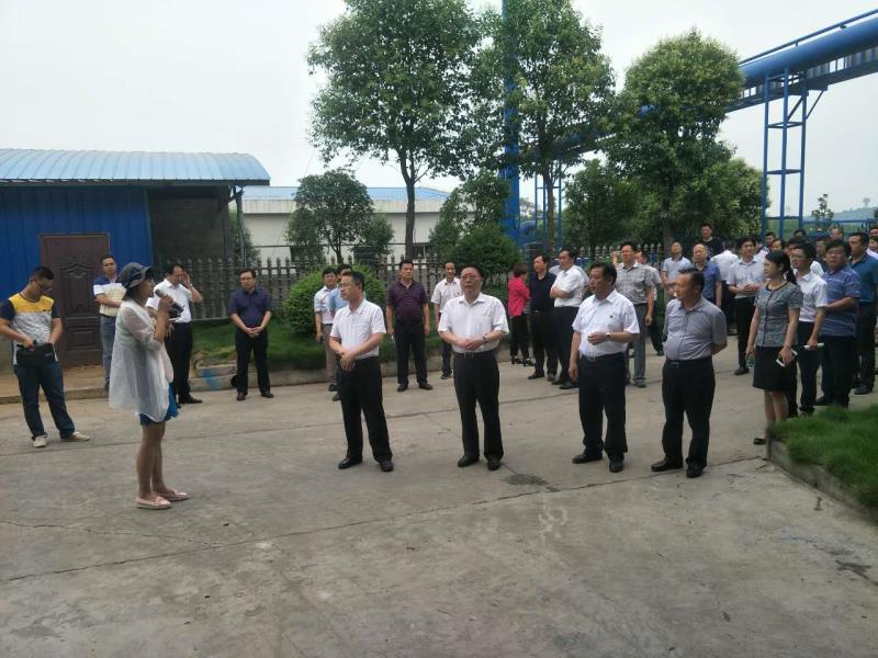 热烈欢迎湖北当阳市委市政府考察团来辰旺生产基地进行考察